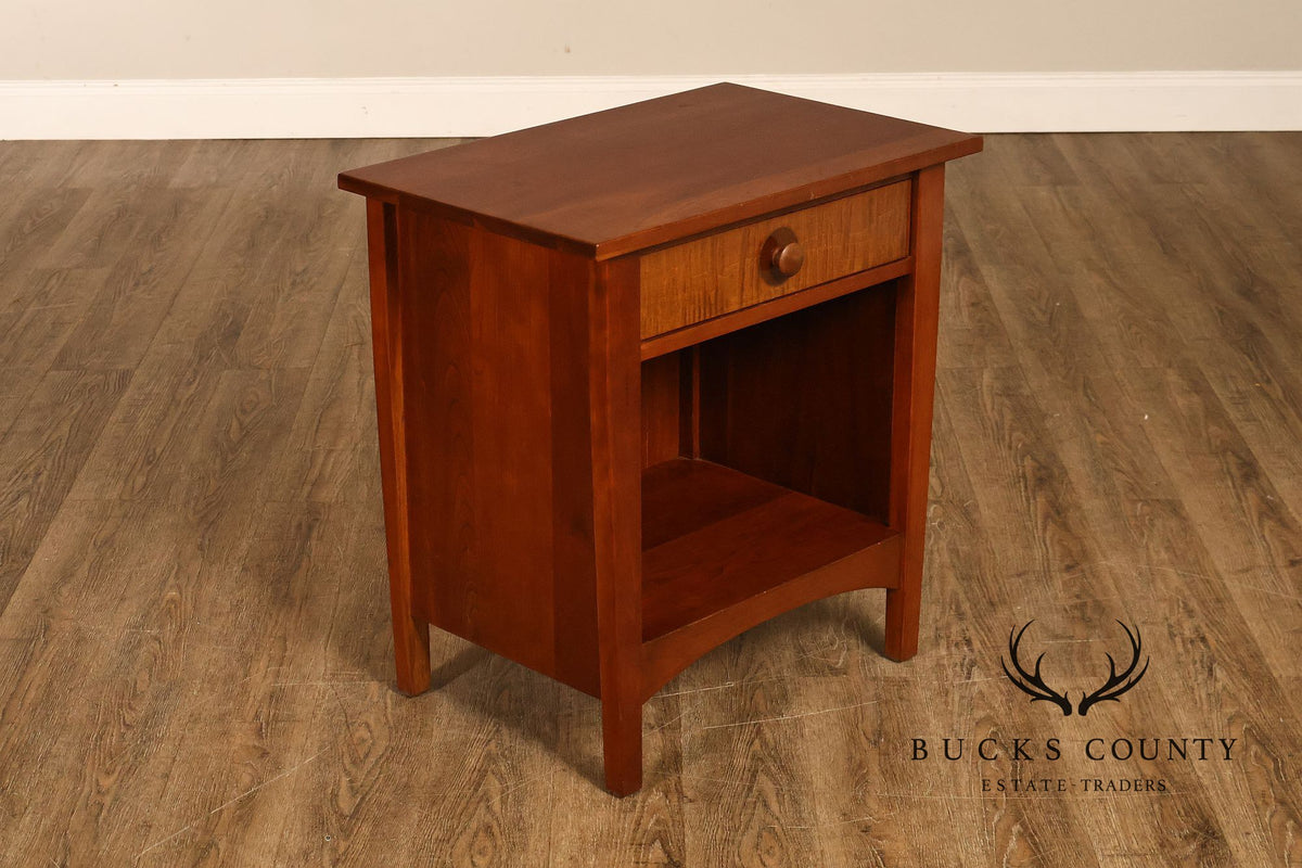 Stickley Harvey Ellis Cherry Open Nightstand