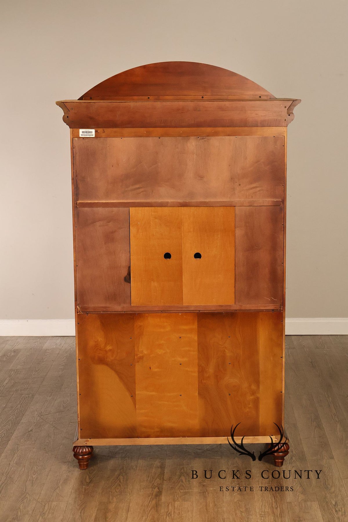 Ethan Allen 'British Classics' Carved Maple And Birch Armoire