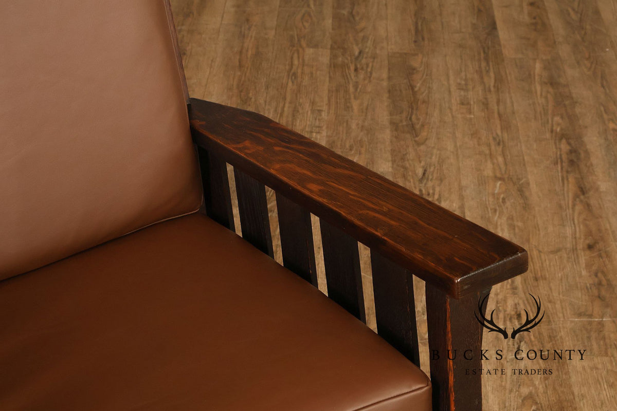 Gustav Stickley Antique Mission Oak Slatted Rocker Model No. 323