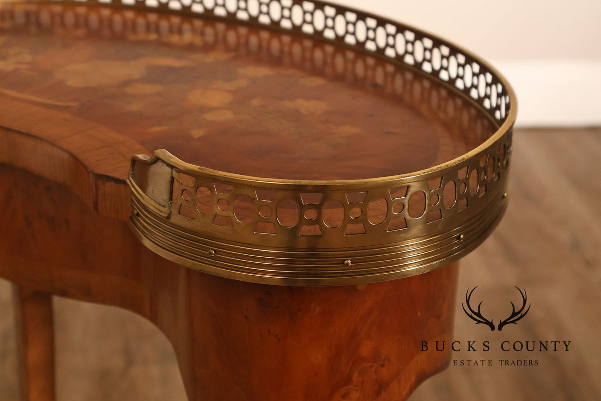 Maitland Smith French Louis XV Style Kidney Table