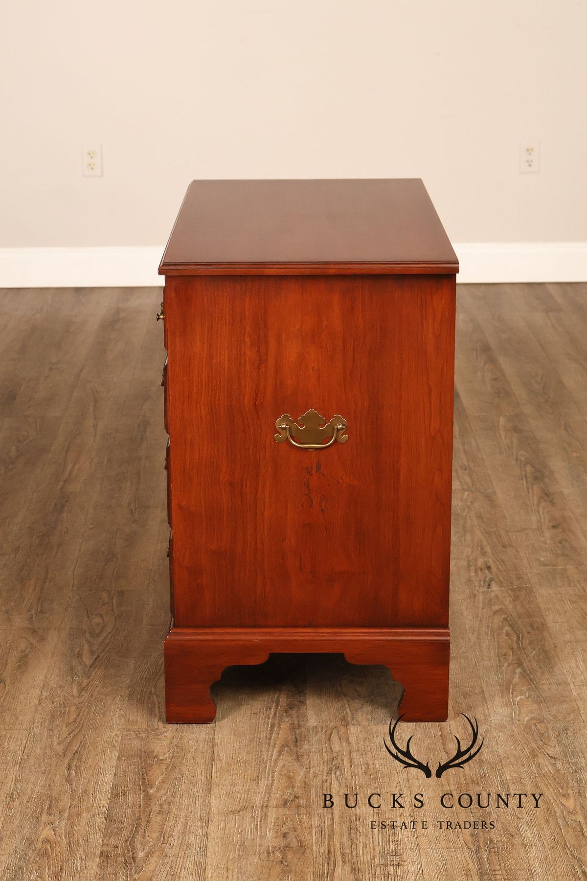 Henkel Harris Chippendale Style Cherry Bachelor's Chest