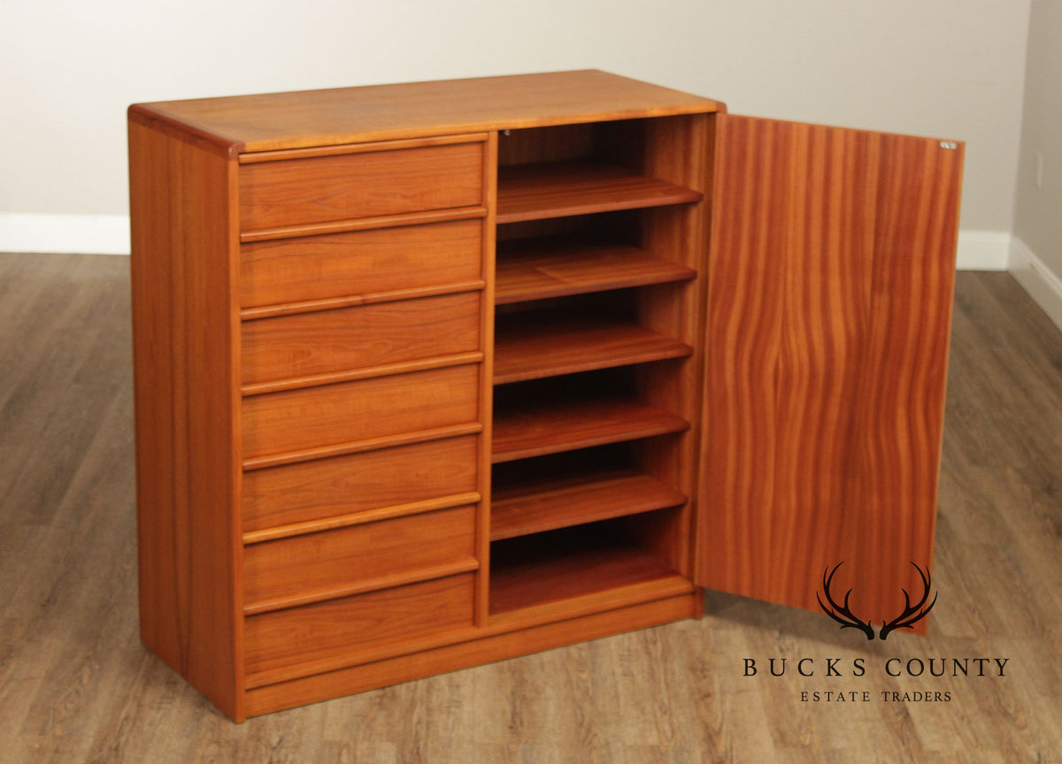 Schreibers Mobelfabrik Danish Modern Teak Chifferobe