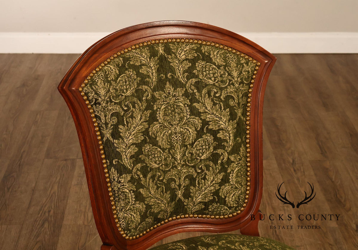Henredon English Regency Style Set of Eight Mahogany Dining Chairs