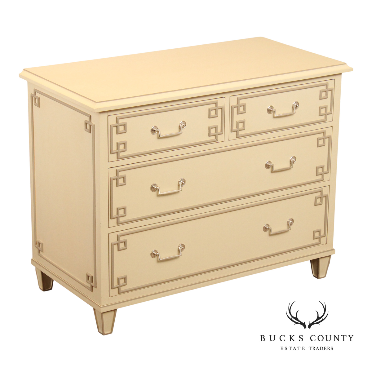 Hickory Chair Historical James River Plantation Painted Chest of Drawers