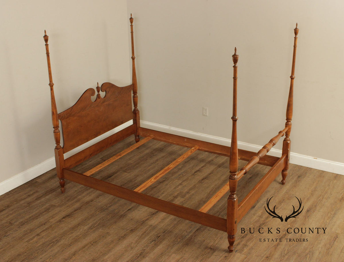 Ethan Allen American Maple Full Size Poster Bed
