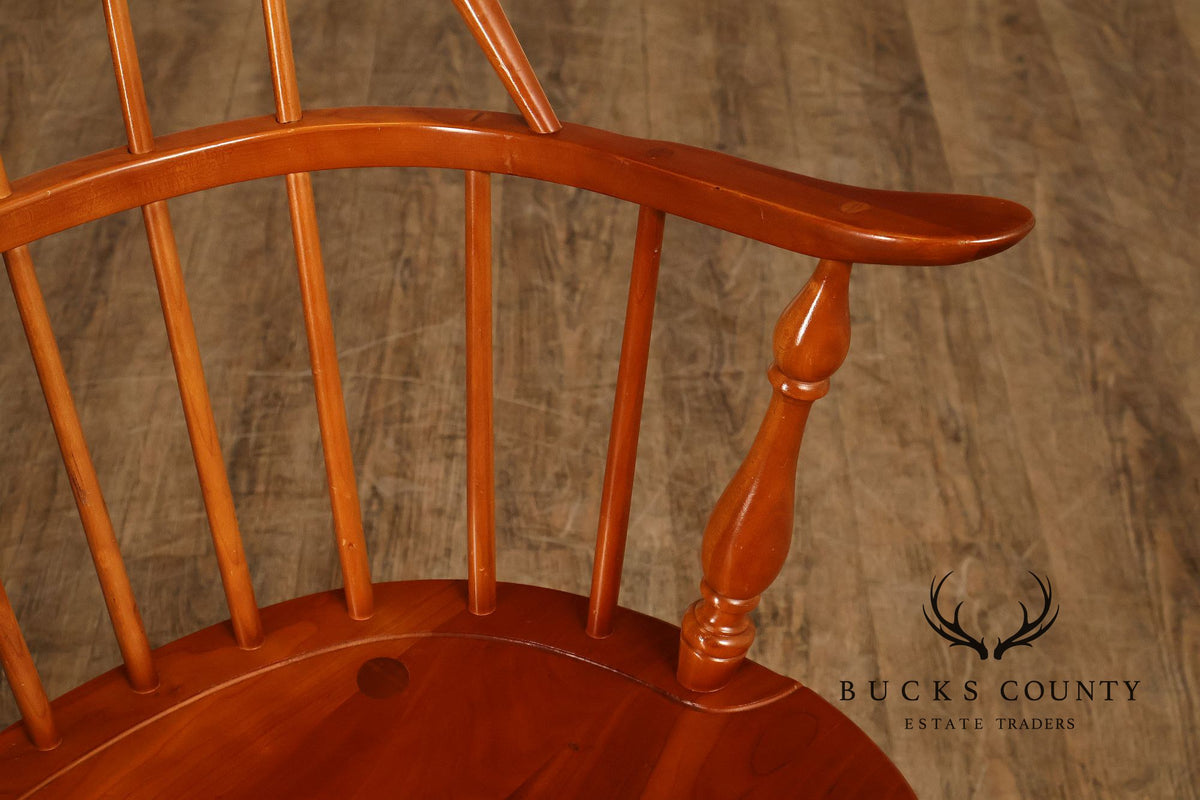 Duckloe Brothers Pair of Cherry Windsor Armchairs