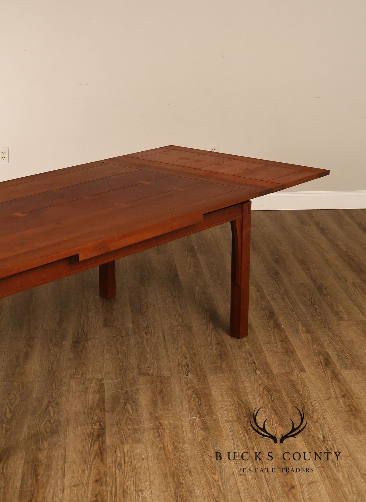 Stickley Mission Collection Cherry Draw Top Extension Dining Table