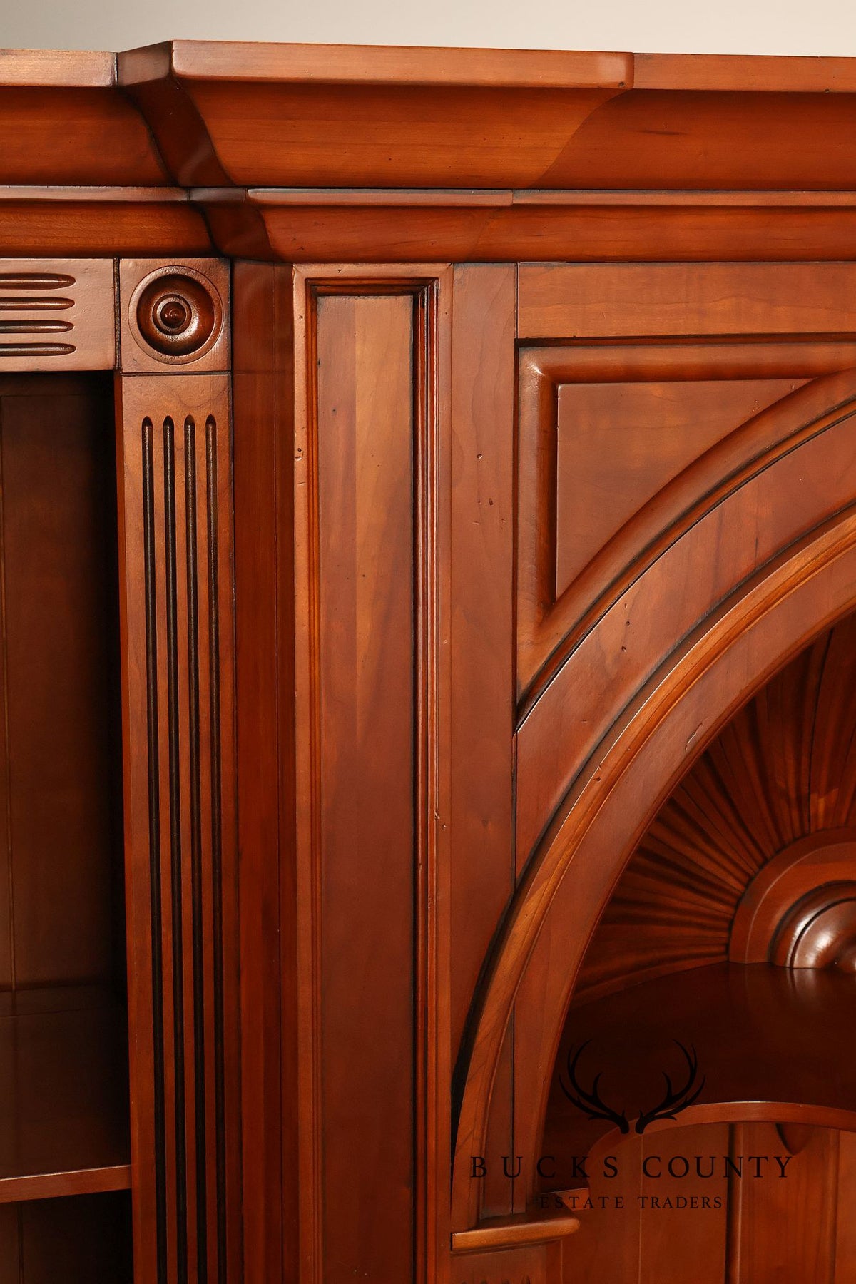 Harden Chippendale Style Cherry Library Bookcase