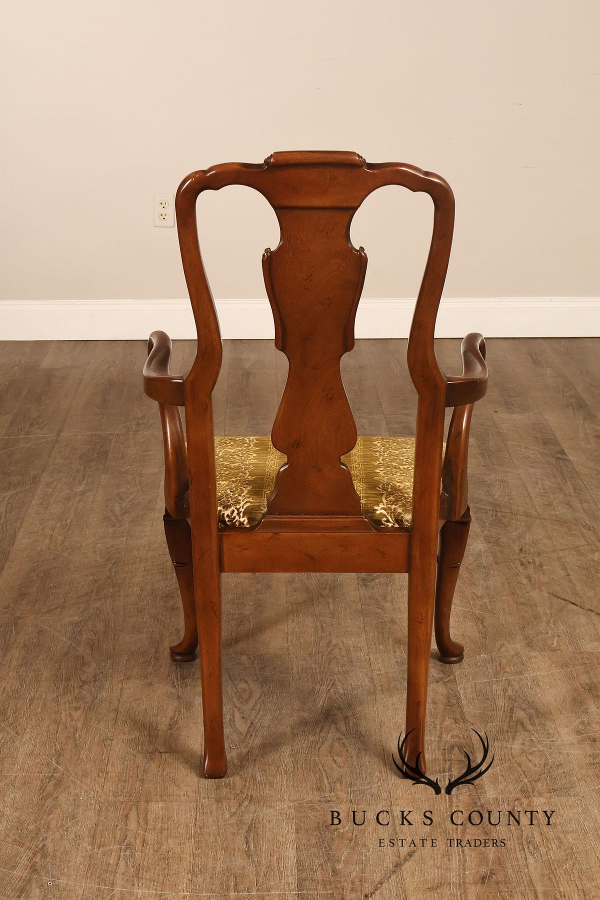 Henredon '18th Century Portfolio' Set Of Six Walnut Dining Chairs
