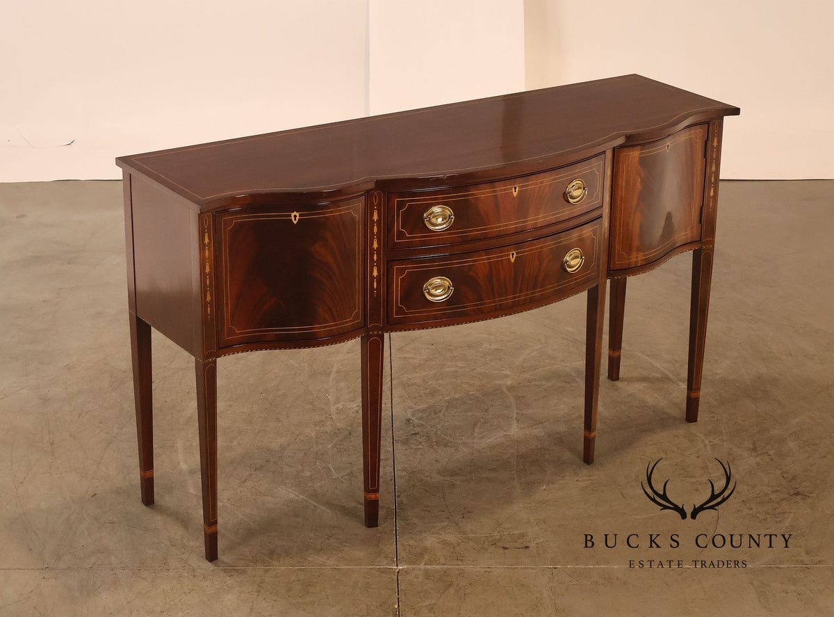 Stickley Federal Style Inlaid Mahogany Sideboard