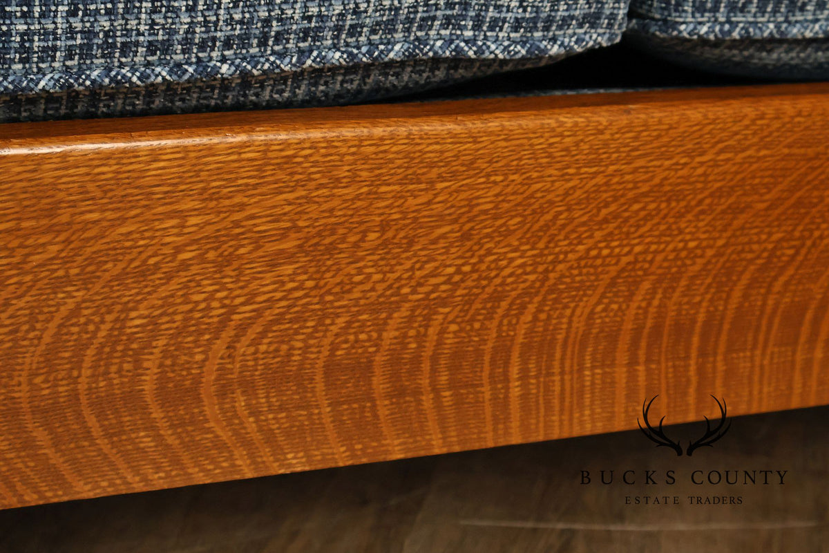 Stickley Mission Collection Oak Spindle Sofa