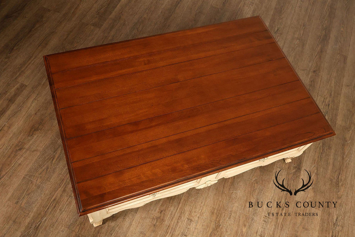 Ethan Allen French Country Style Coffee Table
