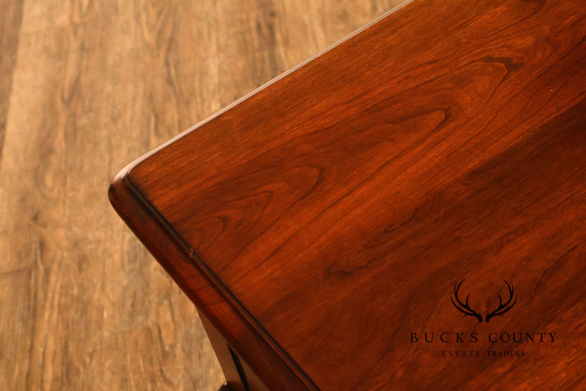 Statton Trutype Americana Cherry Queen Anne End Table