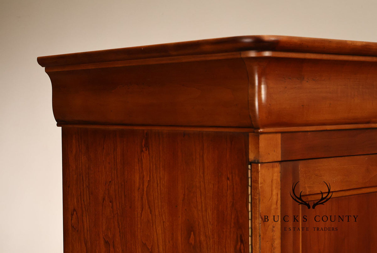 National Mt. Airy Cherry Two-Door Entertainment Armoire
