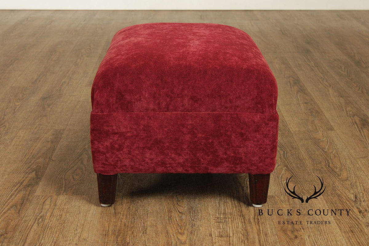Vintage Upholstered Ottoman