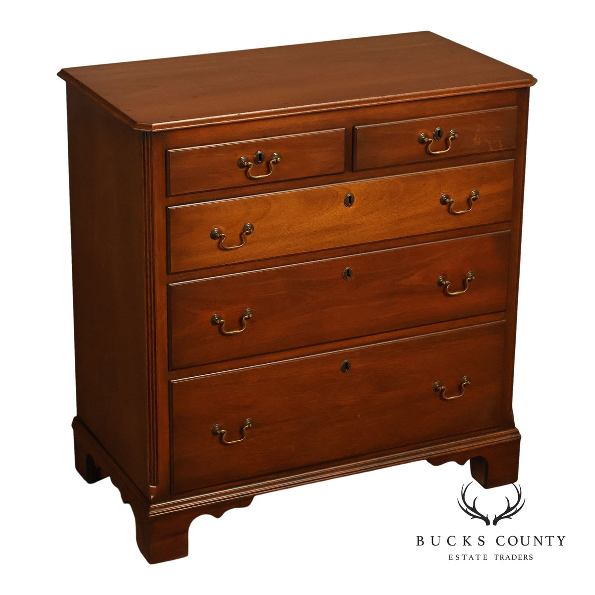 Kittinger Colonial Williamsburg Mahogany Chest Of Drawers