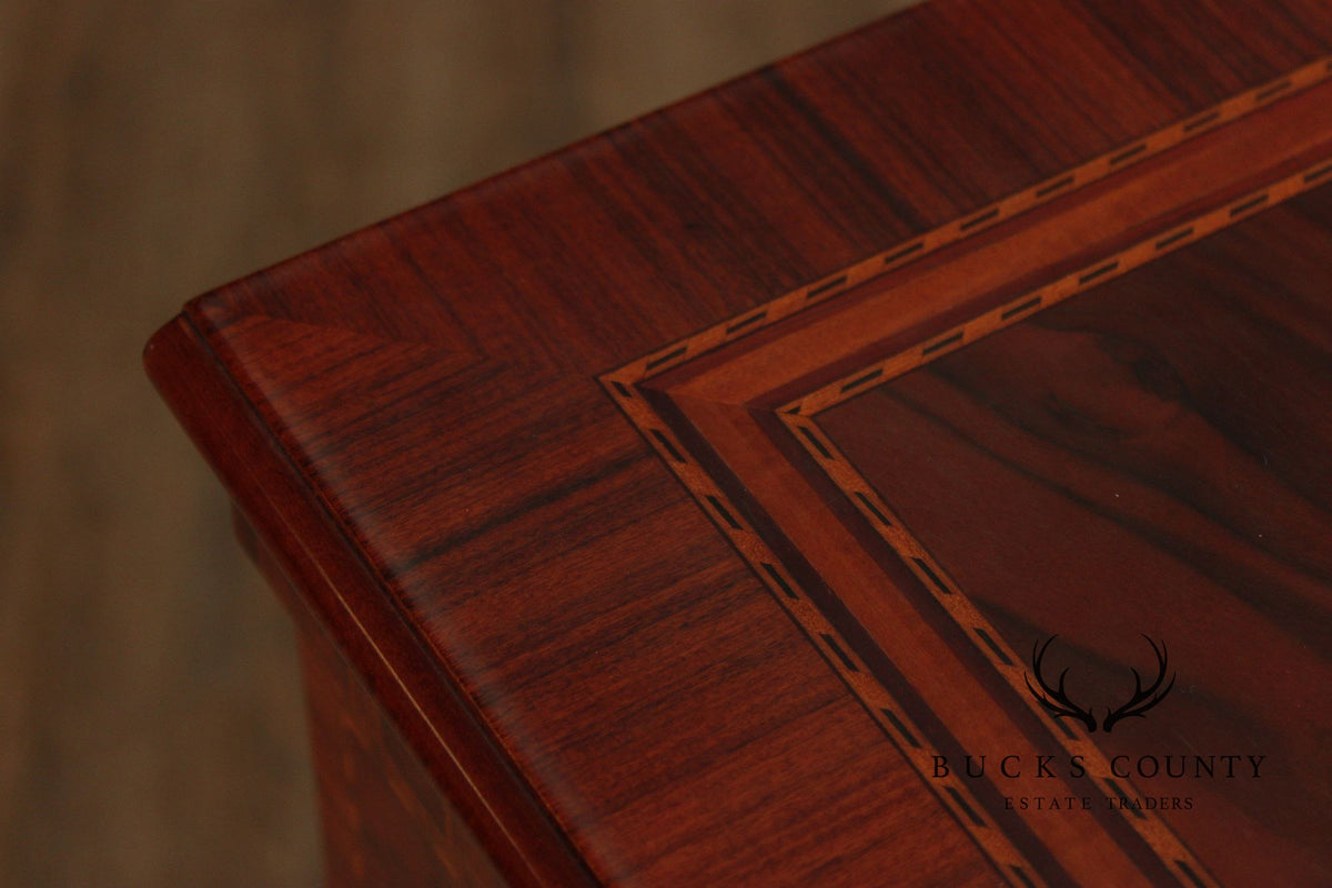 Italian Neoclassical Style Marquetry Inlaid Server