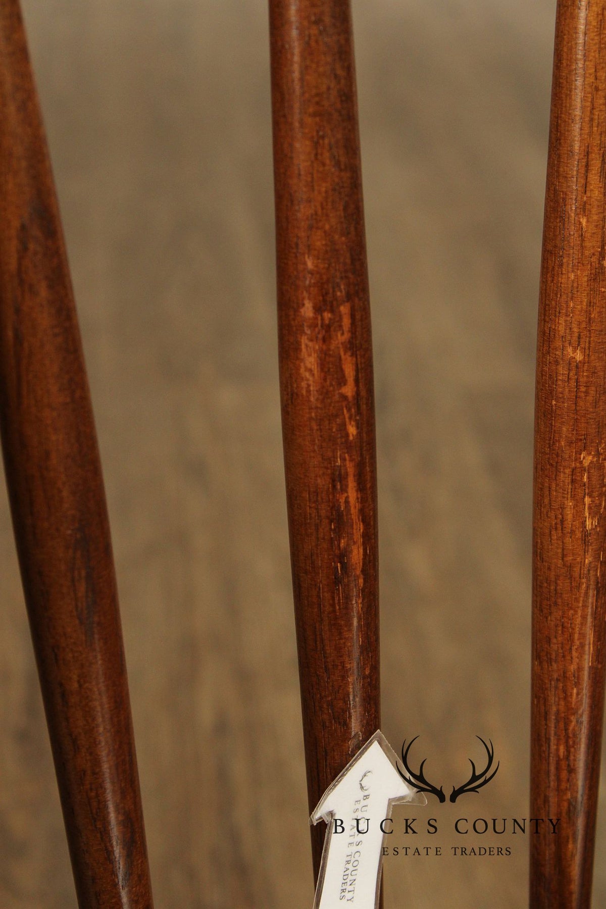 Frederick Duckloe Colonial Revival Style Pair of Windsor Side Chairs