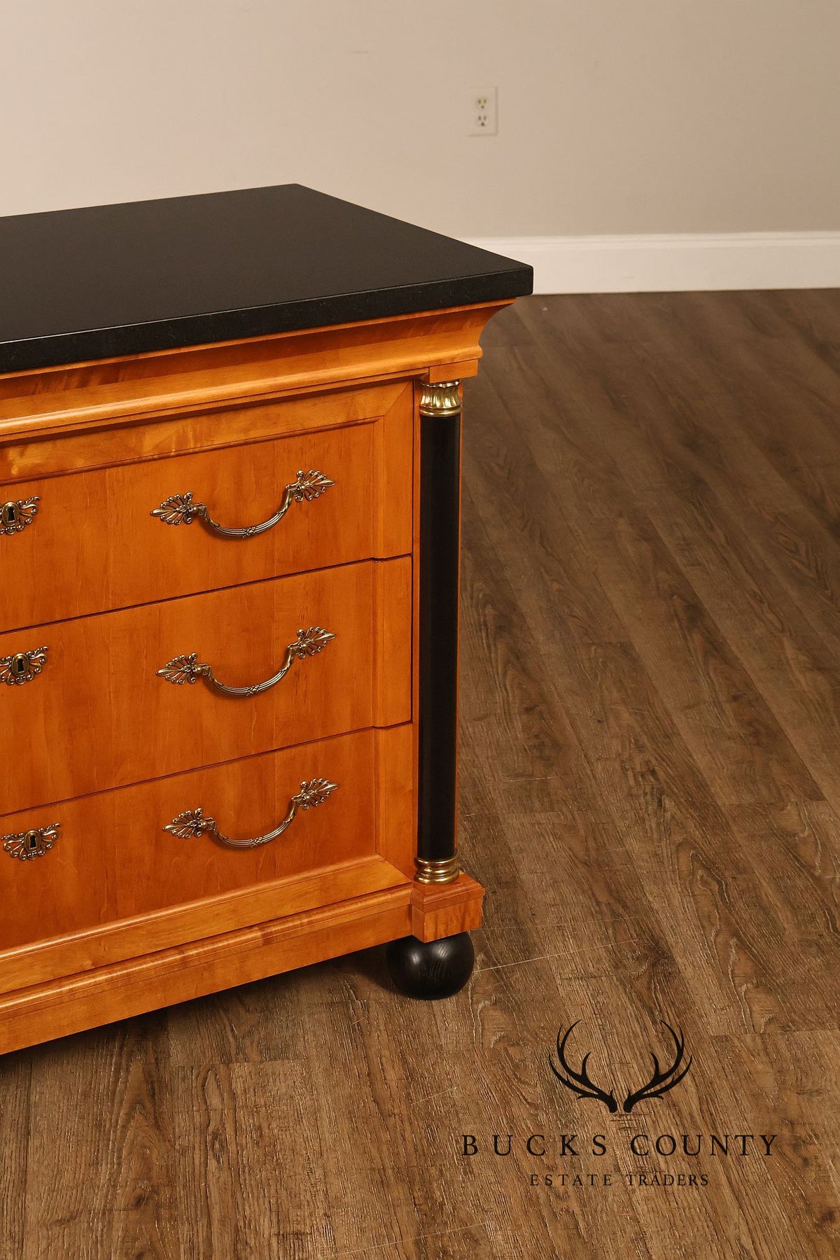 Thomasville Grand Classics Empire Style Maple Three Drawer Dresser
