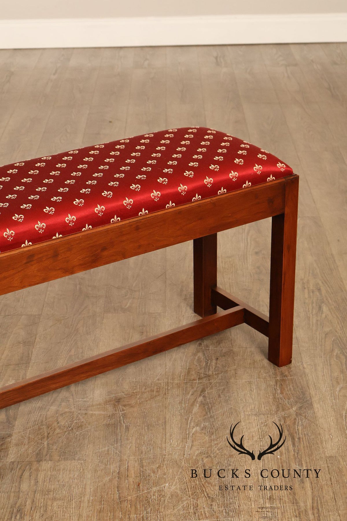 The Bartley Collection Chippendale Style Mahogany Window Bench