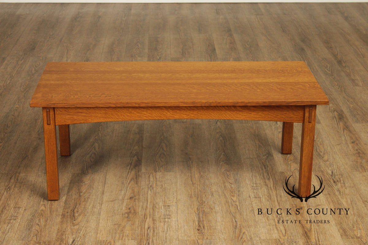 Stickley Mission Collection Oak Cocktail Table