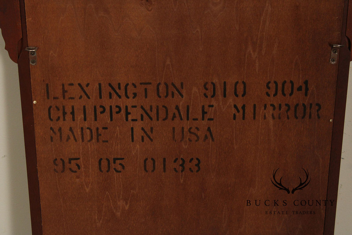 Lexington Chippendale Style Mahogany Wall Mirror