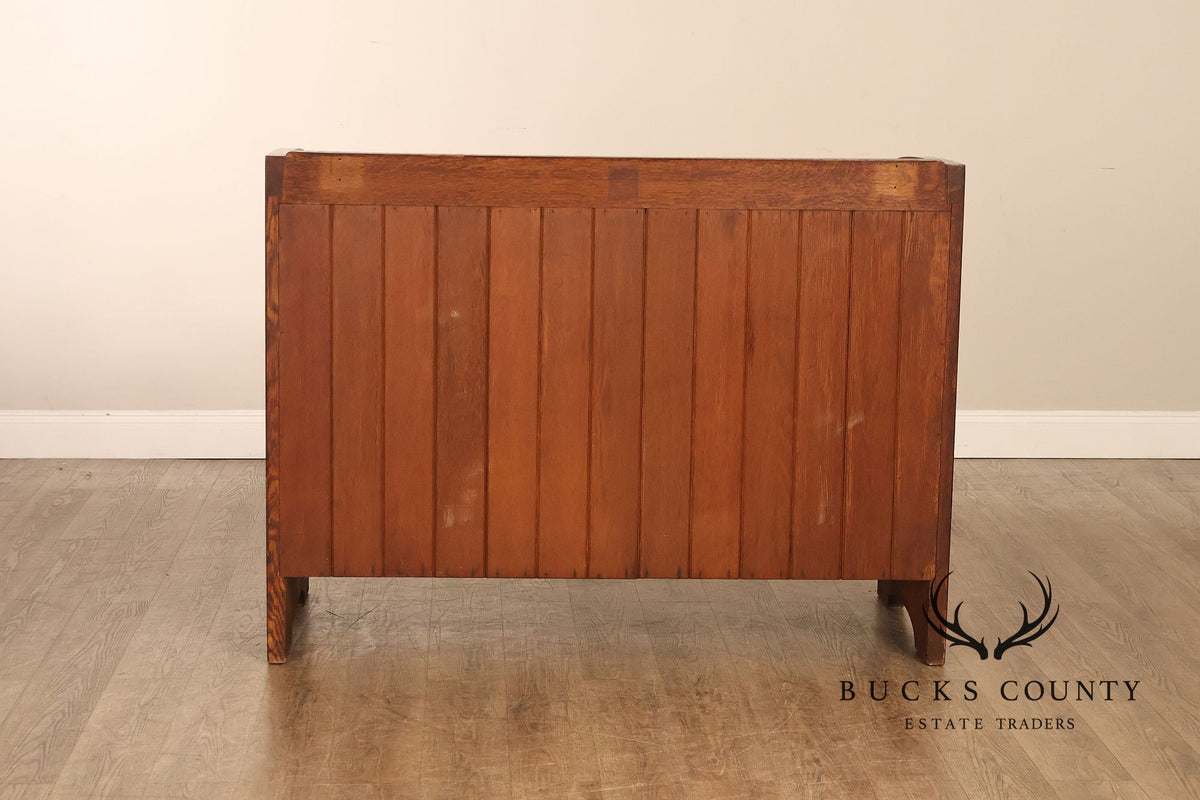 Early Gustav Stickley Arts And Crafts Oak Sideboard Buffet