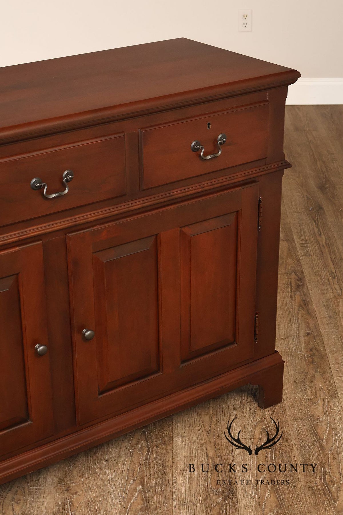 Hitchcock Colonial Style Cherry Three-Drawer Server
