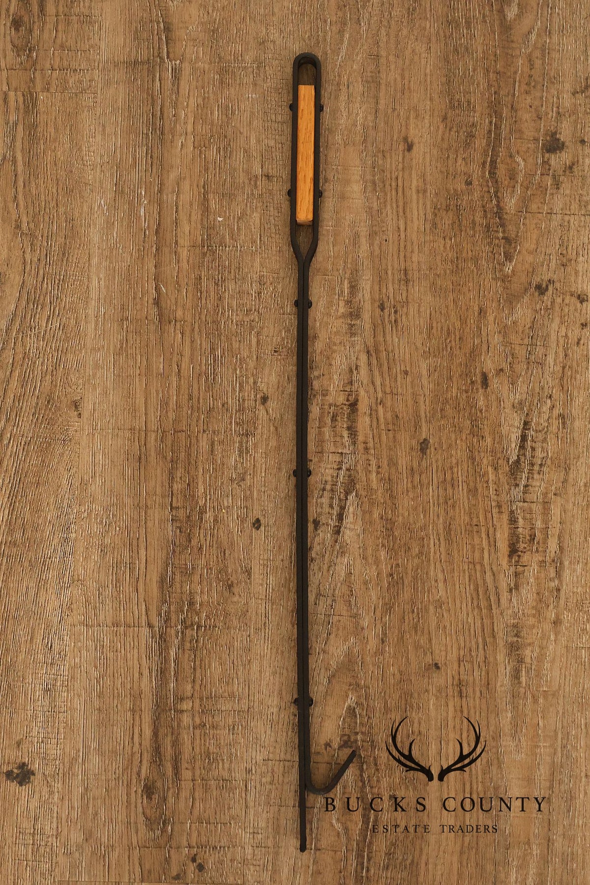 Bradley & Hubbard Fireplace Poker and Stand
