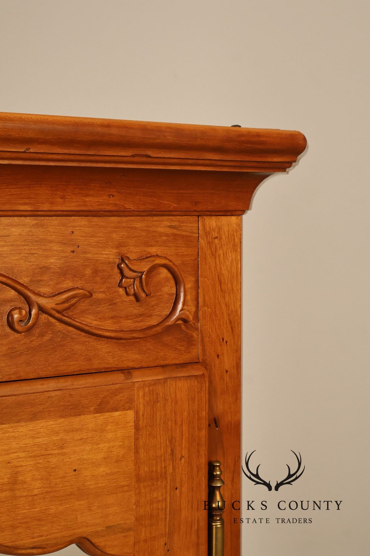 Ethan Allen 'Legacy' French Country Style Maple Armoire