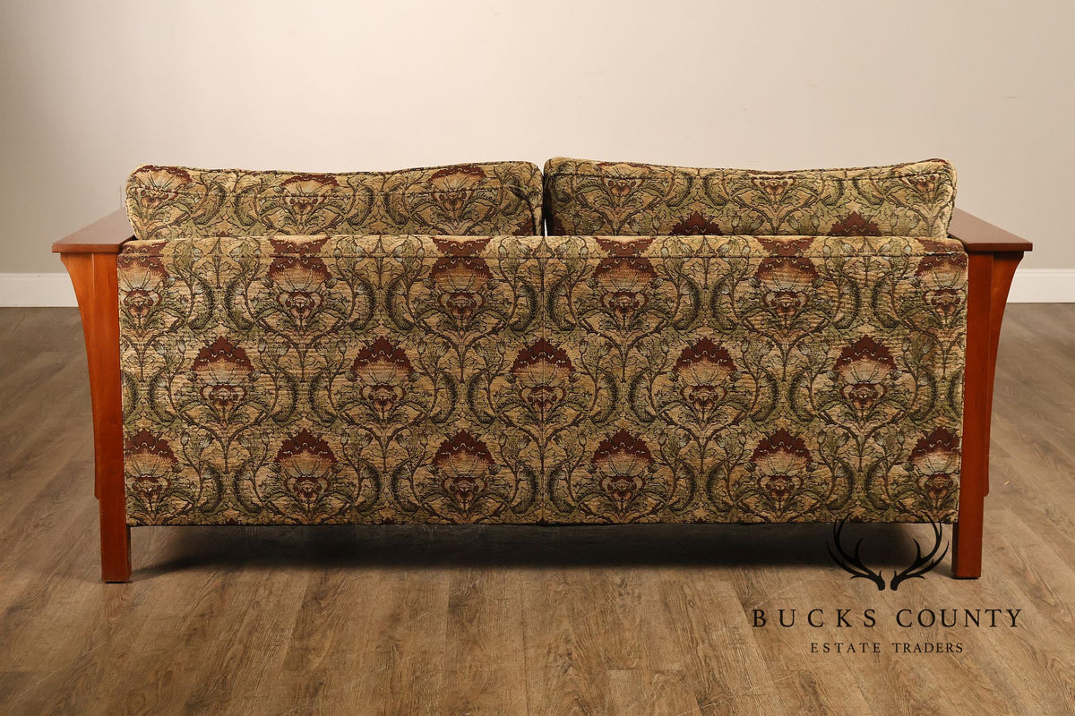 Stickley Mission Collection 'Fayetteville' Cherry Frame Sofa