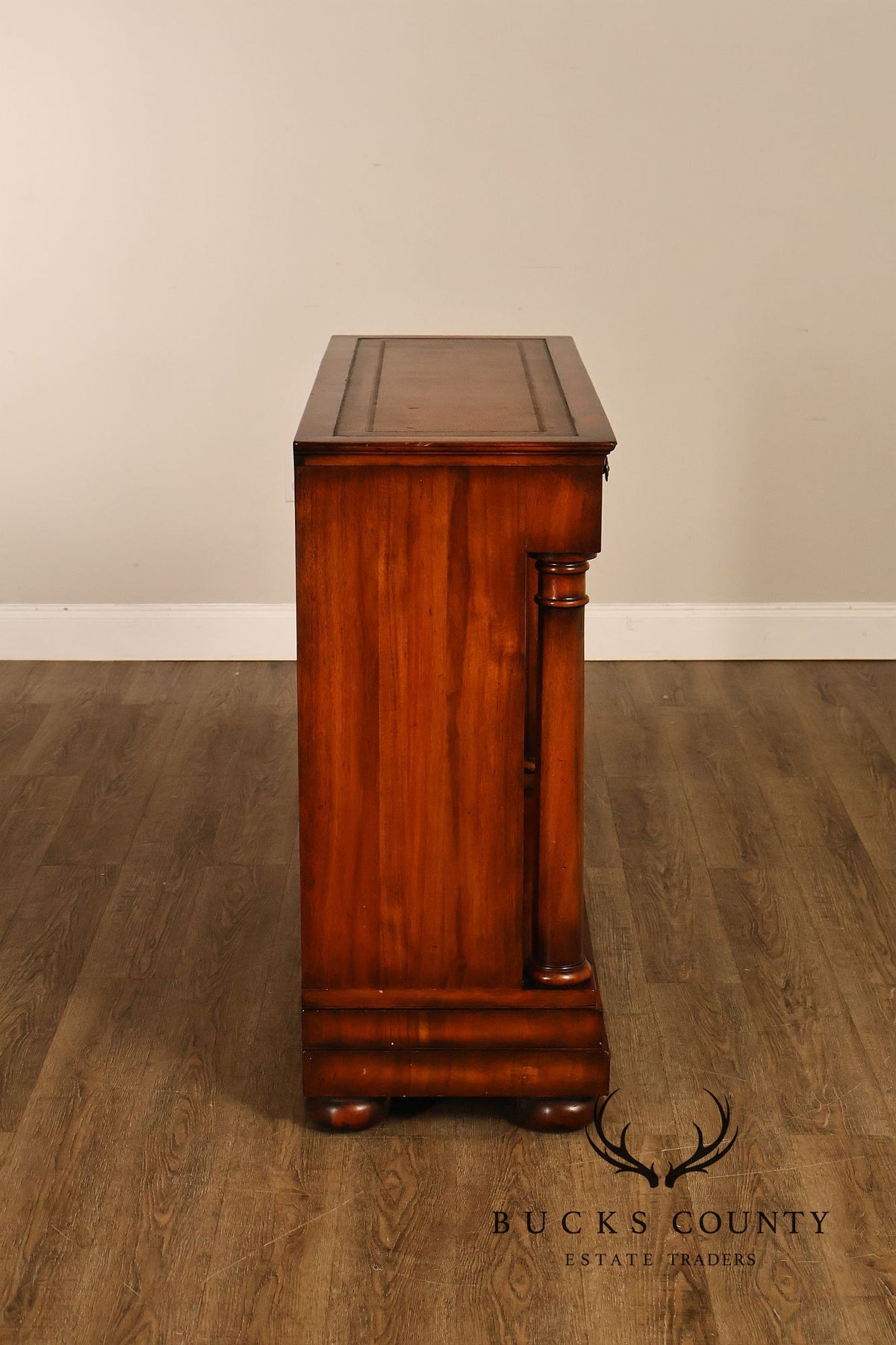 John-Richard Regency Style Leather Top Server Cabinet