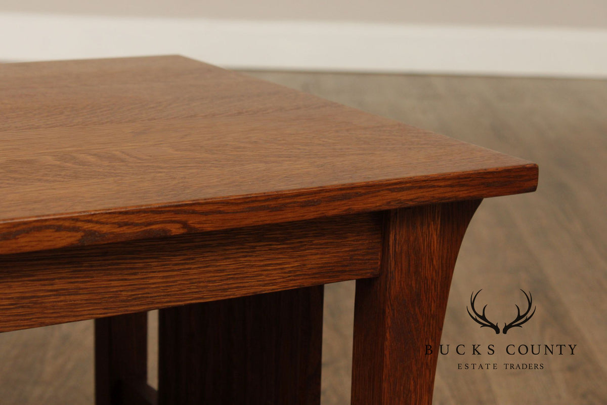 Stickley Mission Collection Oak Spindle Coffee Table