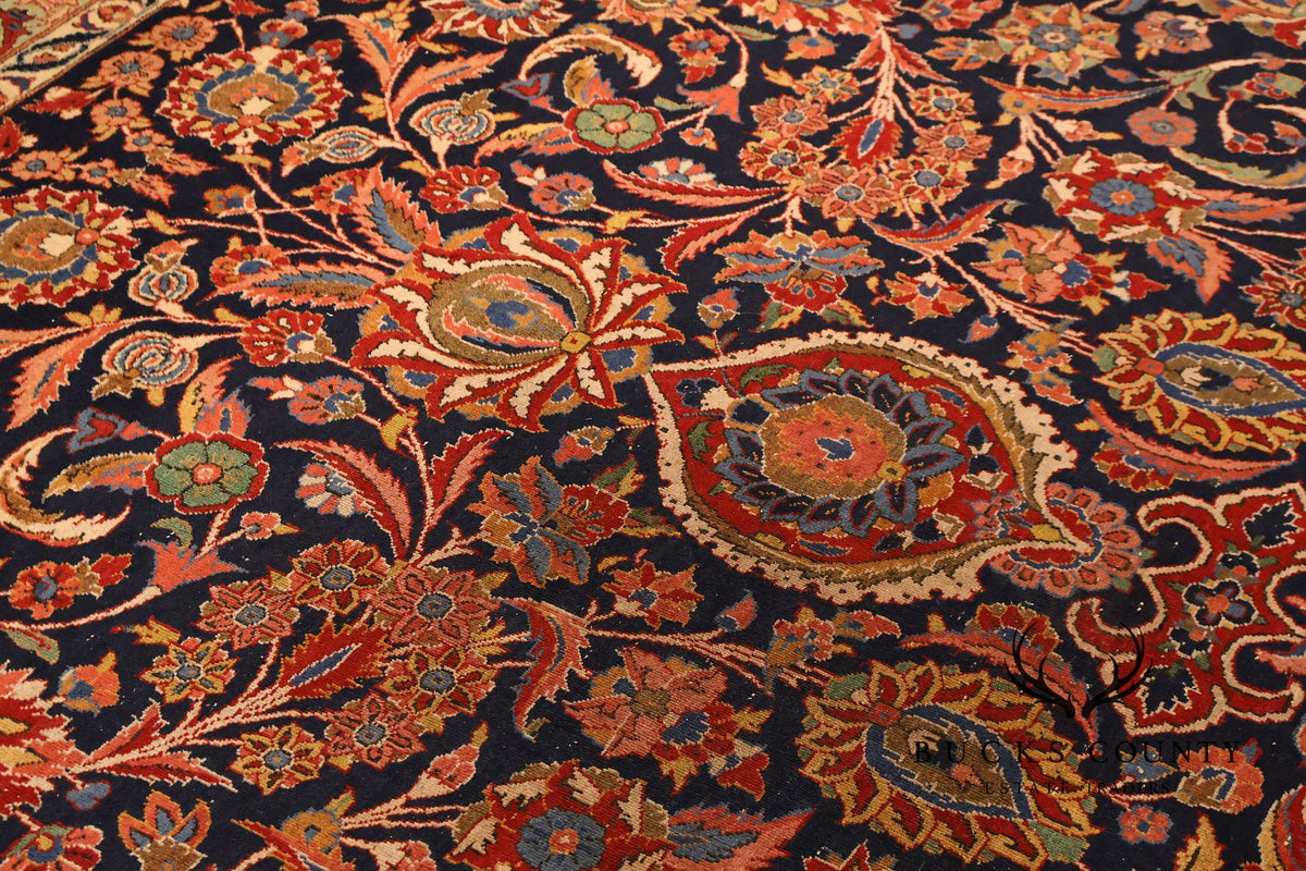Large Hand Tied Traditional Persian Style Area Rug