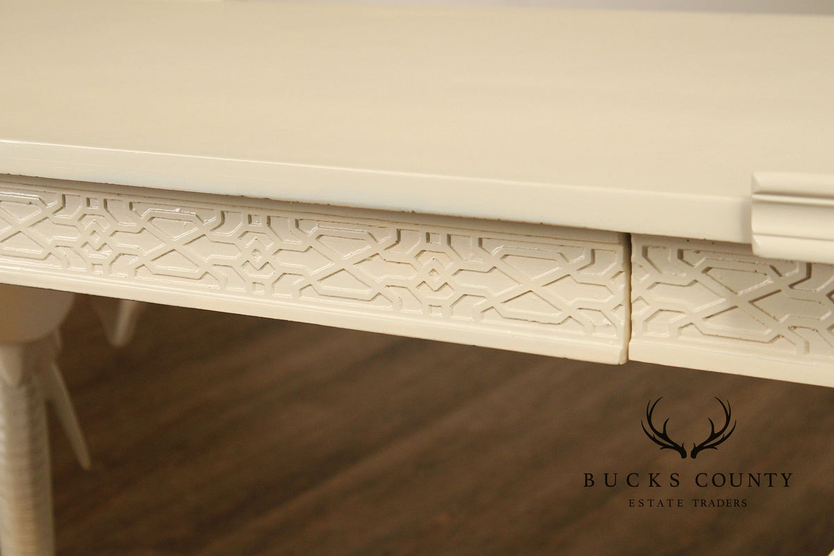 Hollywood Regency Painted Elephant Head Writing Desk