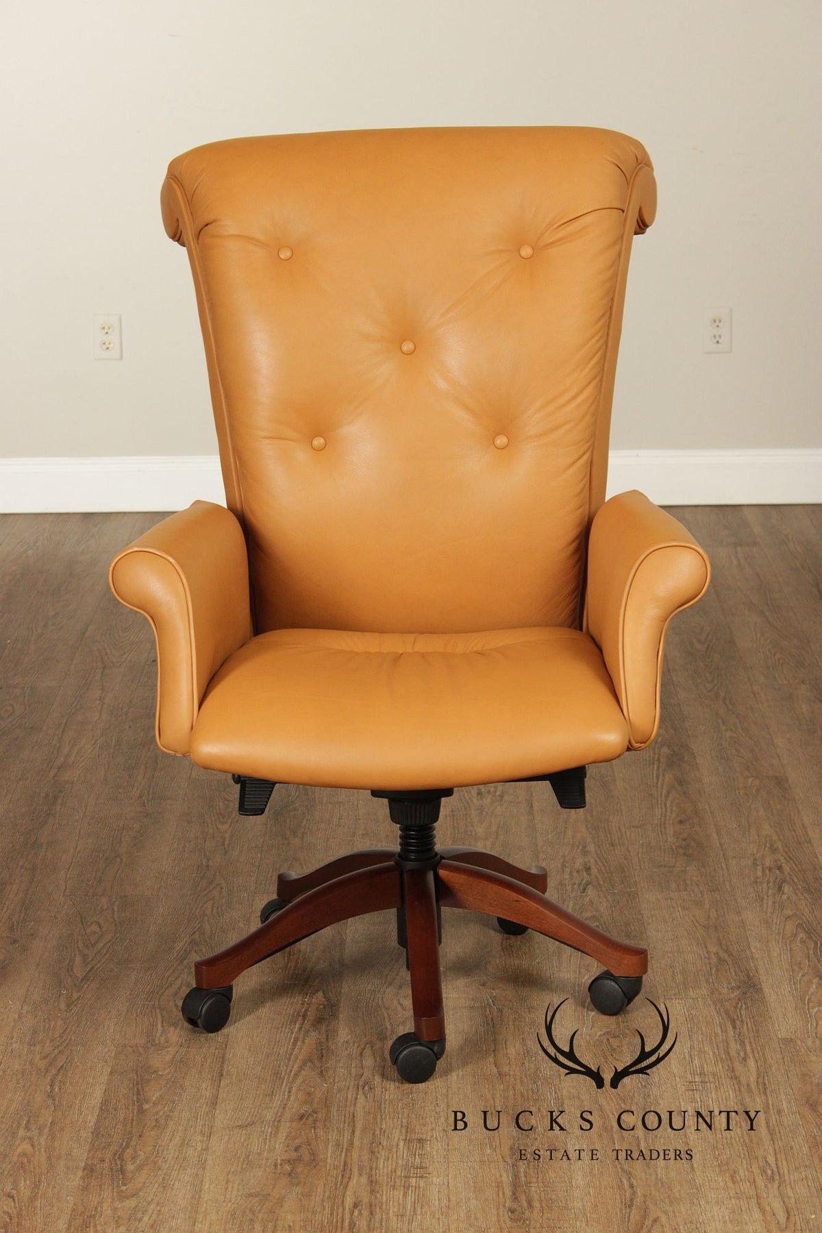 Leathercraft Tufted Leather Executive Office Armchair