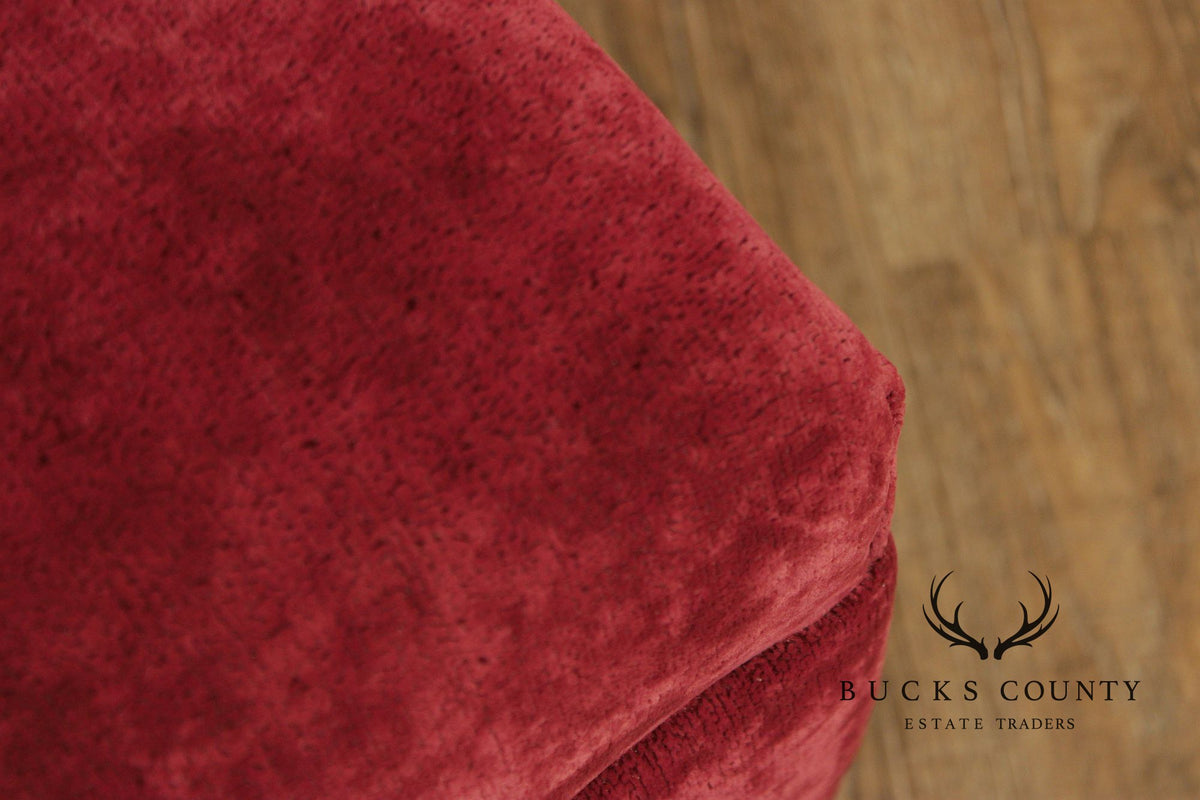Vintage Upholstered Ottoman