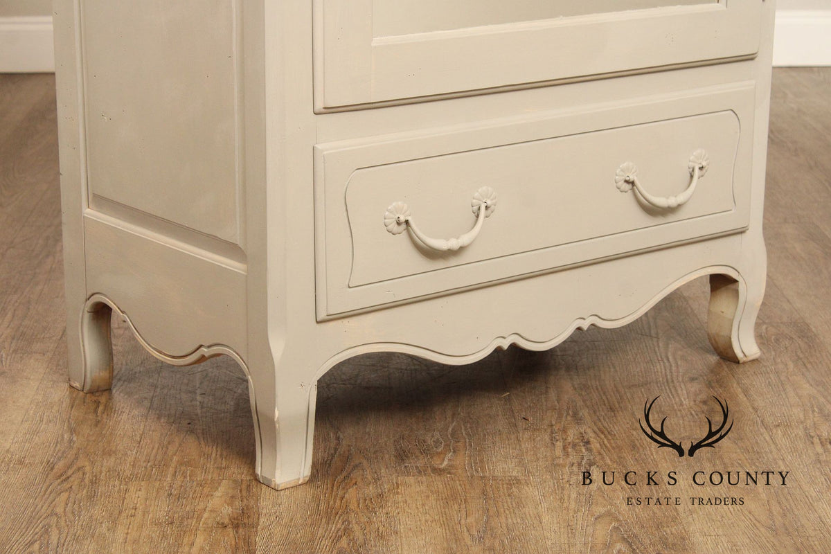 Ethan Allen French Country Style 'Legacy' Painted Wardrobe