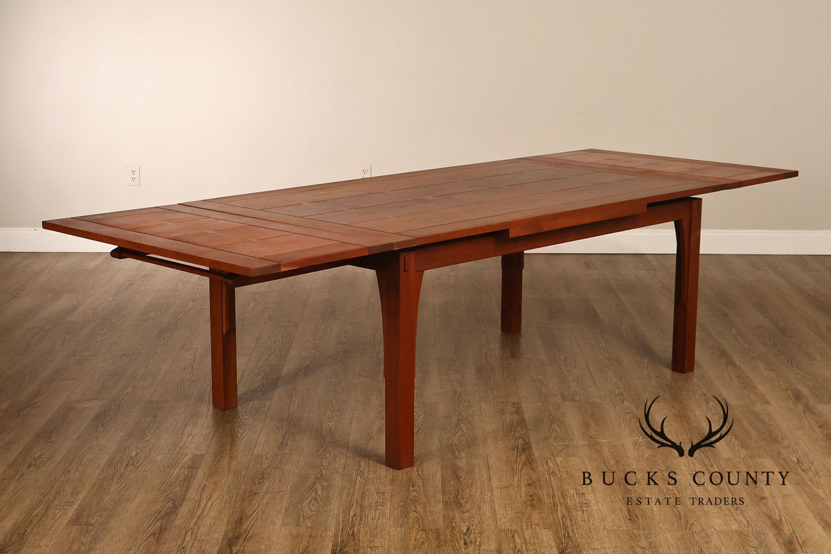 Stickley Mission Collection Cherry Draw Top Extension Dining Table