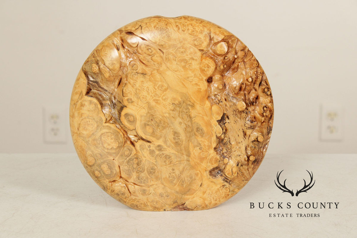 Warren Vienneau Studio Crafted Maple Burl Vase