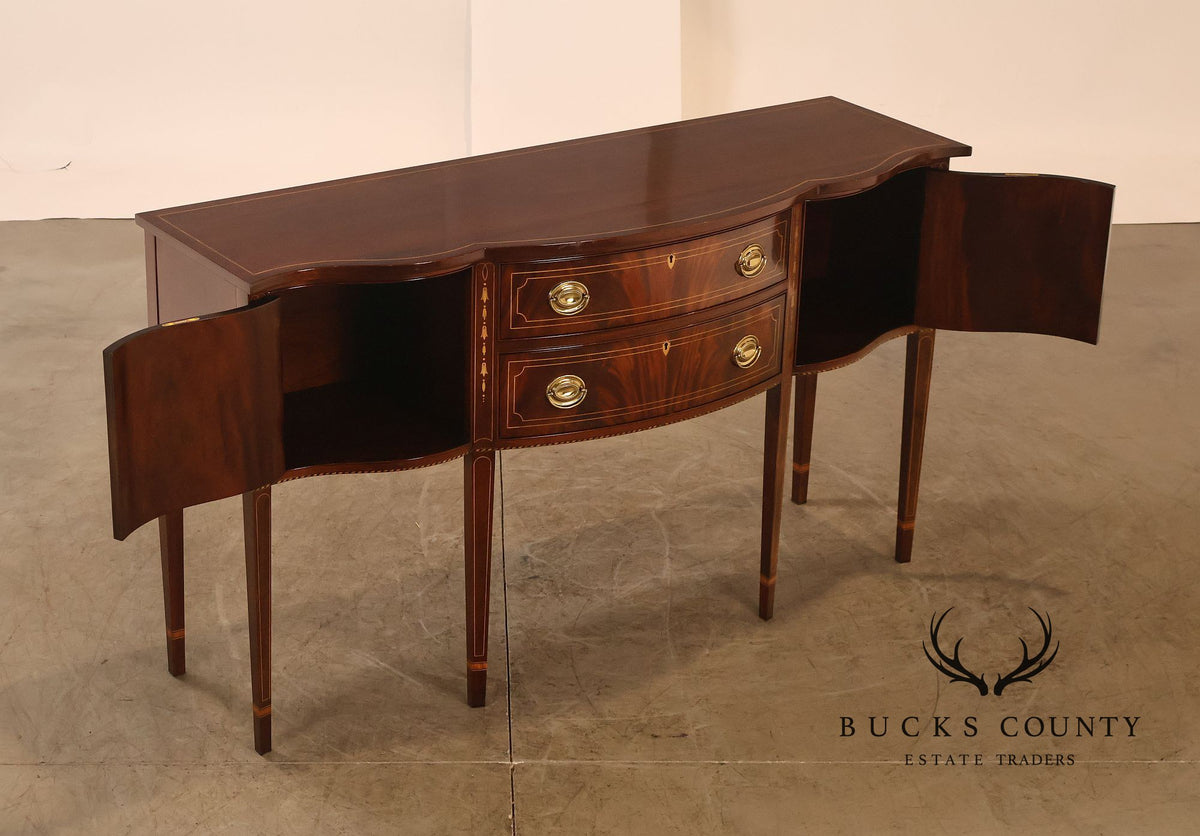 Stickley Federal Style Inlaid Mahogany Sideboard