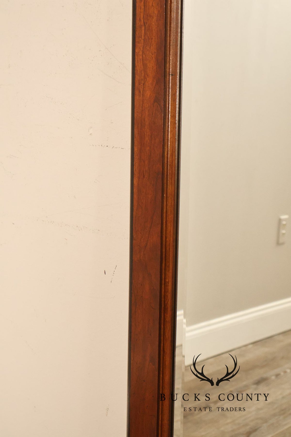 Campaign Style Brass Bound Mirror