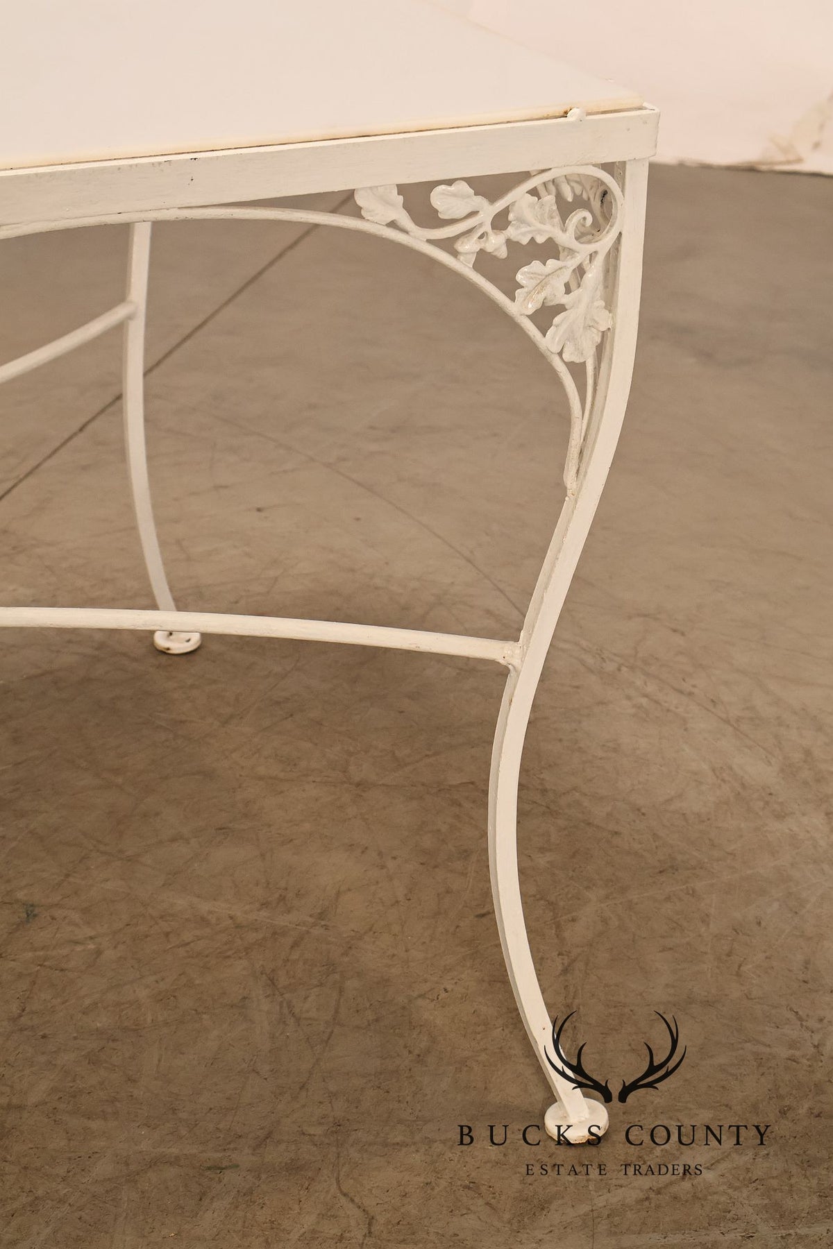 Woodard 'Orleans' Wrought Iron Patio Dining Table