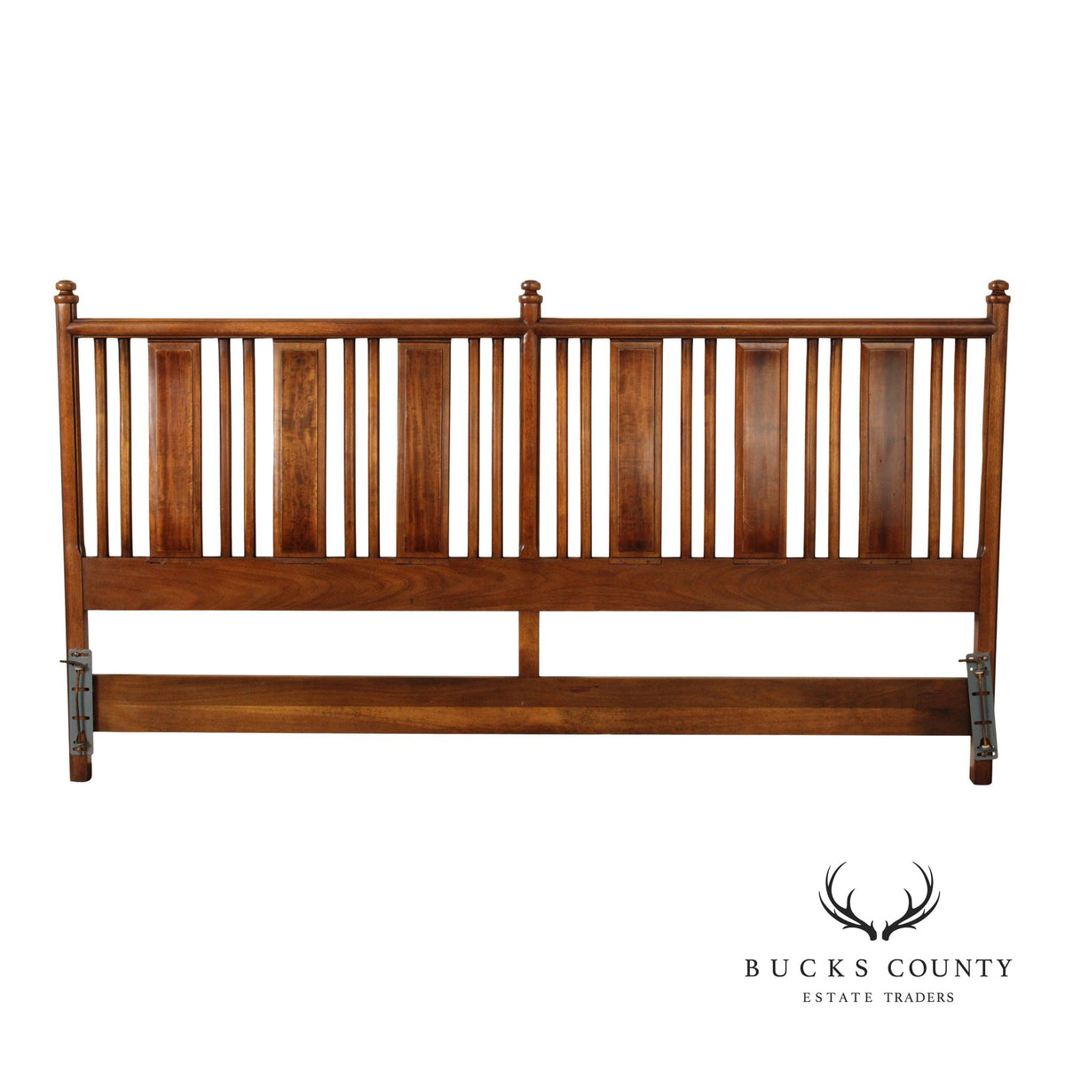 Heritage Mid Century Modern Walnut King Headboard