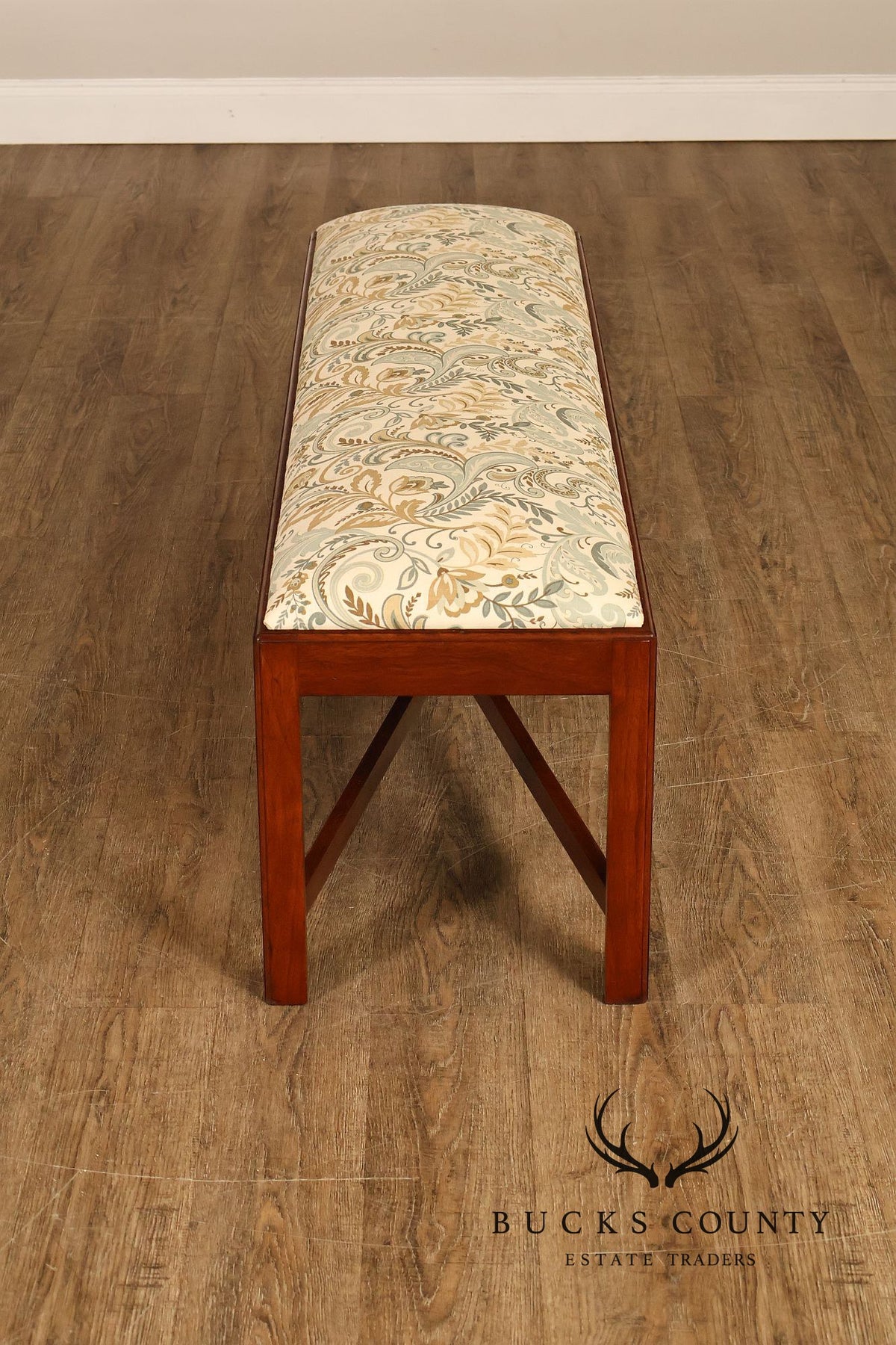 Chippendale Style Mahogany Window Bench