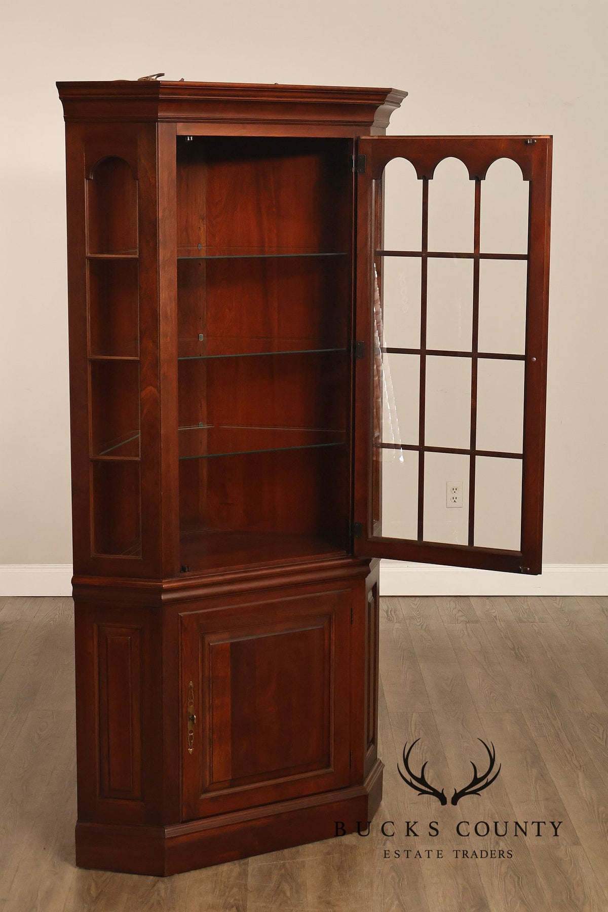 Pennsylvania House Traditional Cherry Corner China Cabinet