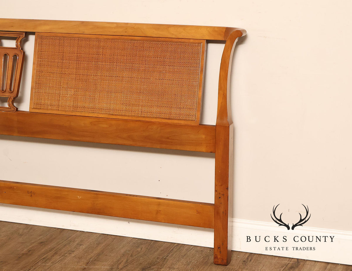 John Widdicomb Mid Century Modern Caned King Size Headboard