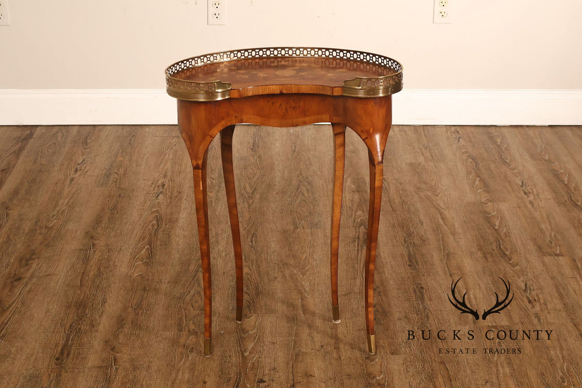 Maitland Smith French Louis XV Style Kidney Table