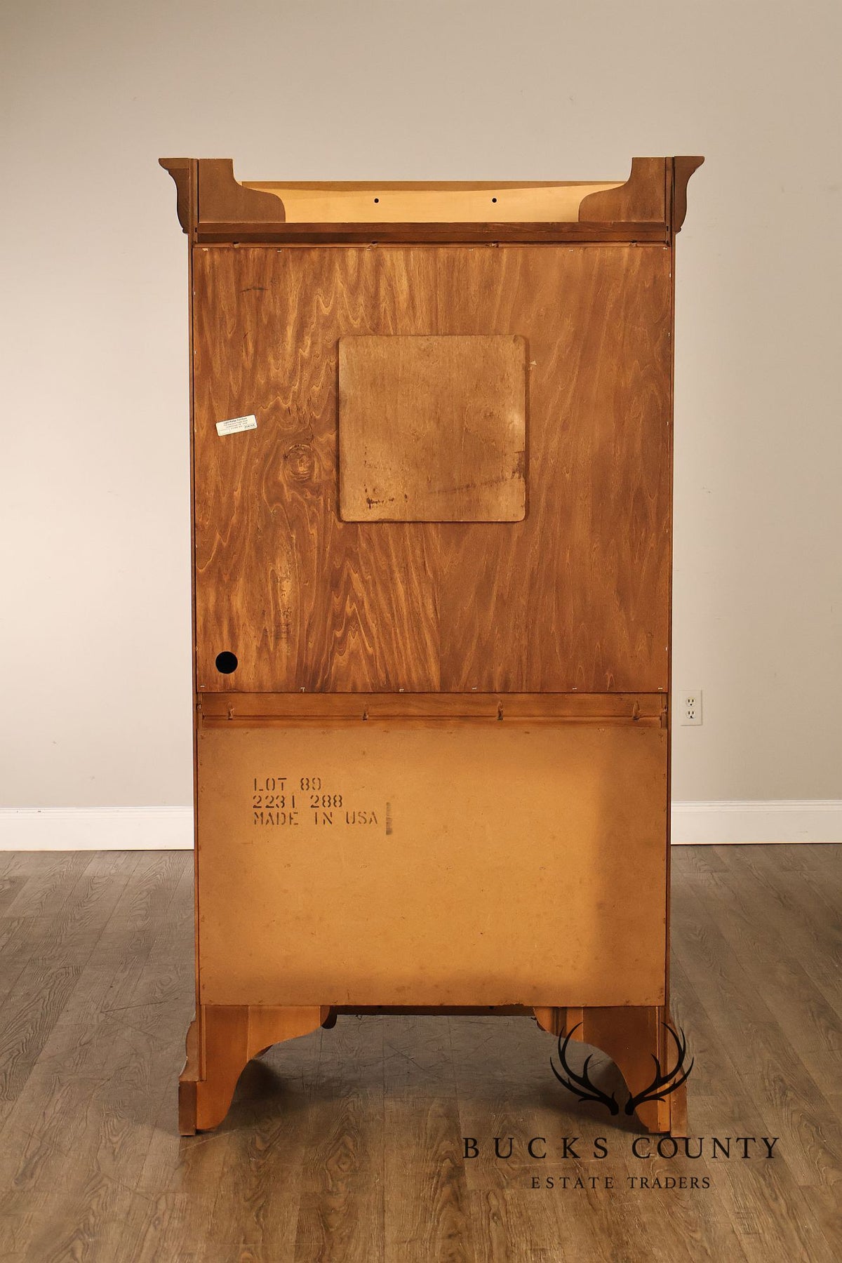 National Mt. Airy Cherry Two-Door Entertainment Armoire