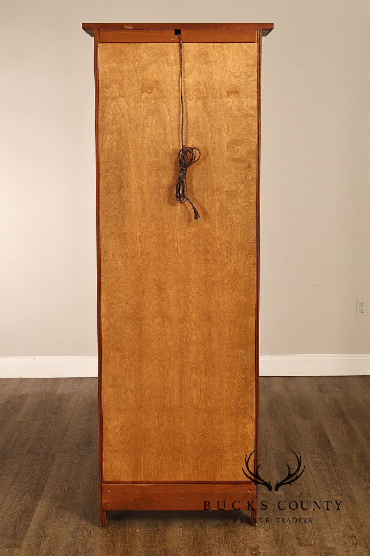Stickley Mission Collection Solid Cherry Tall Glass Display Curio Cabinet